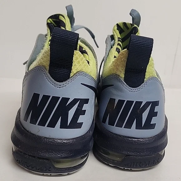 Nike Max Dominate Basketball XD Blue Gray & Lime Green Athletic Shoes Sz 9.5 - Picture 5 of 10